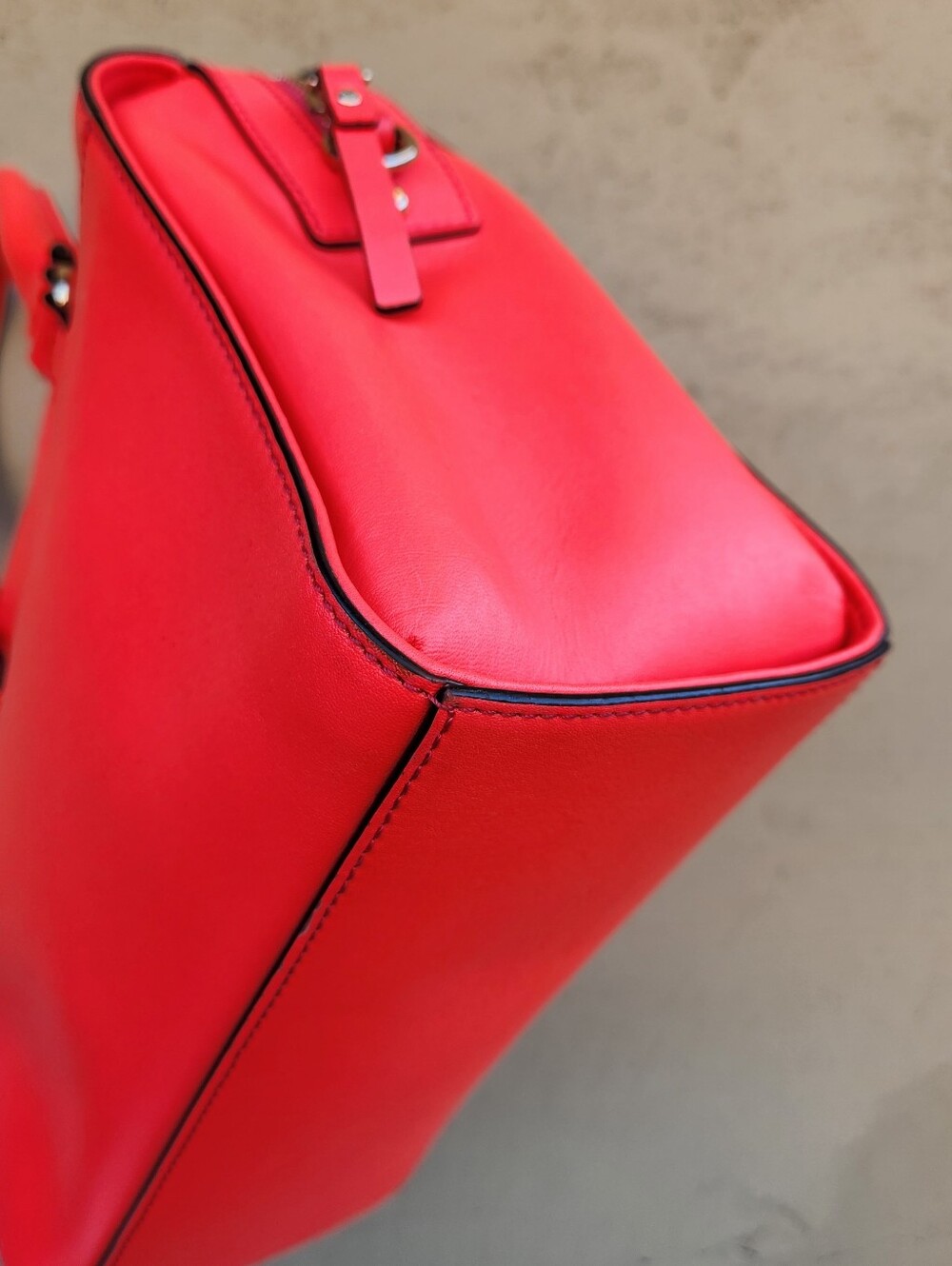 Kate Spade New York Holly Street Ashton Leather Satchel - Coral Pink - Picture 8 of 11
